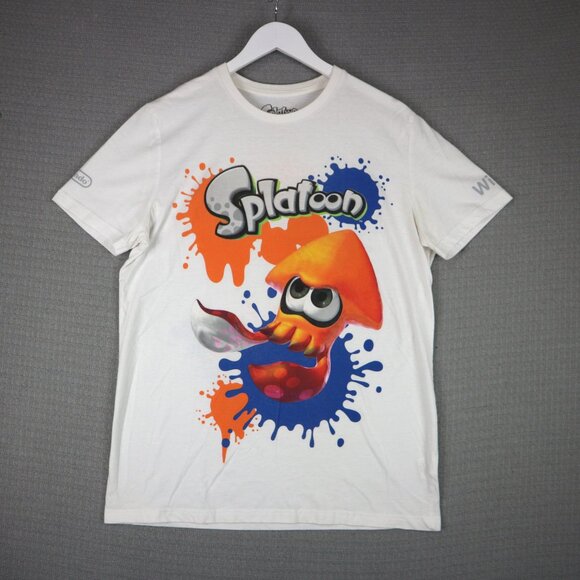 2015 Splatoon Nintendo All over Print Graphic Tee Mens Large - Picture 1 of 8